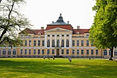 Radlin Palace at spring, Wielkopolska, Poland