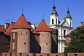 Poland, Warsaw, Old Town, Barbican, Church of the Holy Spirit