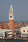 Italy, Venice, Campanile, Piazzetta San Marco