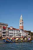 Italy, Venice, historic regatta, boats, people, traditions
