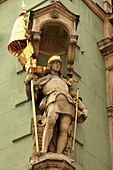 Austria, Graz, Herrengasse, statue, building decoration