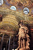 Austria, Vienna, National Library, Prunksaal, ceremonial hall