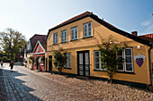 Typical house in Burg, Fehmarn, Schleswig-Holstein, Germany
