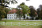 Manor house and gardens, Gut Panker, Ostsee, Panker, Plön, Schleswig-Holstein, Germany
