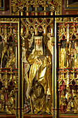 Hildegard von Bingen Altar in the Rochus chapel at Bingen, Cultural Heritage of the World: Oberes Mittelrheintal (since 2002), Mittelrhein, Rhineland-Palatinate, Germany, Europe