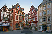 Marktplatz, Bernkastel-Kues, Mosel, Rheinland-Pfalz, Deutschland, Europa