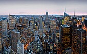 Panorama of Midtown Manhattan, New York City, USA