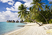 Huts at Matira, Bora Bora island, Society Islands, French Polynesia (May 2009)