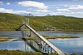 Tjeldsund Bridge near Narvik city, Norway