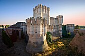 Castle, Coca, Segovia province, Castilla-Leon, Spain