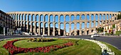 Roman aqueduct, Segovia. Castilla-Leon, Spain