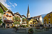 Market Square, Hallstatt, Austria