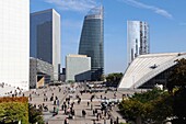 Buildings in La Defense business district, Paris, France