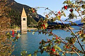 Lake Reschen, Val Venosta, Trentino Alto Adige, Italy