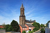 D-Bergisch Gladbach, Bergisches Land, North Rhine-Westphalia, D-Bergisch Gladbach-Bensberg, parish church Saint Nicolaus, catholic church