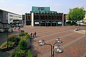 Germany, Krefeld, Rhine, Lower Rhine, North Rhine-Westphalia, Theatre Square, municipal theatre Krefeld