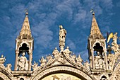 San Marco basilica facade, detail, Venice, Italy