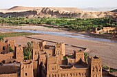 Morocco - The world-famous kasbahs = fortress at Aït Benhaddou just south of the High Atlas mountains and near the town of Ouarzazate are under the auspices of the UNESCO Southern Morocco