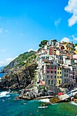 Riomaggiore. Cinque Terre. Liguria. Italian Riviera. Italy.