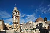 Israel, Jerusalem, St Cross Monastery, Greek Orthodox Patriarchate, bell tower