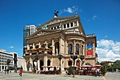 Frankfurt on the Main, old Opera House, Hesse, Germany