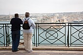 Malta, Valletta, Upper Barrakka Gardens, vistors, NR