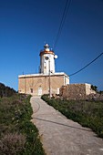 Malta, Gozo Island, Gharb, Ta-Gordan Lighthouse