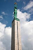 Latvia, Riga, Freedom Monument