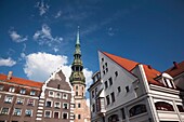 Latvia, Riga, Old Riga, Vecriga, St Peter's Lutheran Church