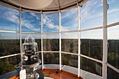 Latvia, Western Latvia, Kurzeme Region, Ovisi, Ovisi Lighthouse, view from the lighthouse