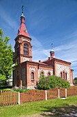 Latvia, Western Latvia, Kurzeme Region, Cape Kolka, Kolkasrags, Kolka, Slitere National Park, Kolka Russian Orthodox Church