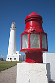 Exterior of Cabo Santa Maria Lighthouse, La Paloma Atlantic Ocean resort town, Uruguay