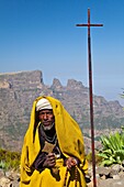 Orthodox Monk, Simien Mountains, Ethiopia, Africa