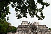 Templo de los Guerreros Yacimiento Arqueológico Maya de Chichén Itzá Estado de Yucatán, Península de Yucatán, México, América