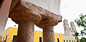 Catedral Centro Colonial ciudad Valladolid Estado de Yucatán México América