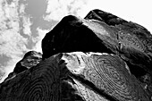Petroglifos prehispánicos en El Cementerio Yacimiento arqueológico del Lomo de la Fajana Pueblo El Paso Isla La Palma Provincia Santa Cruz Islas Canarias España