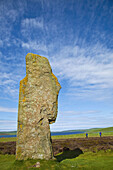 Ring of Brodgar Neolithic stone circle, Mainland, Orkney, Scotland, UK