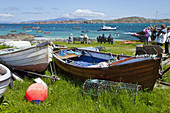 Boats, Iona, Inner Hebrides, Scotland, UK