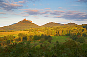 Trifels Castle, Anebos Castle, Scharfenberg Castle, Annweiler, Rhineland-Palatinate, Germany