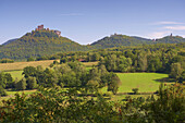 Burganlage Trifels bei Annweiler, Pfälzerwald, Rheinland-Pfalz, Deutschland, Europa