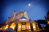 Hotel at the base of Blackcomb Mountain, Whistler, British Columbia, Canada