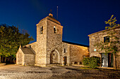 Kirche Santa Maria, O Cebreiro, Camino Frances, Jakobsweg, Camino de Santiago, Pilgerweg, UNESCO Welterbe, europäischer Kulturweg, Provinz Lugo, Galicien, Nordspanien, Spanien, Europa