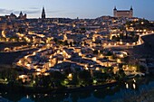 Toledo, general view, Toledo province, Castilla la Mancha, Spain