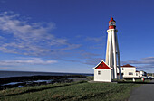 Pointe-au-Pere lighthouse near Rimouski, Quebec, Canada