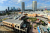 Downtown Tampa Florida shopping district