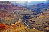 View of Colorado River at Mohave Point Grand Canyon National Park Arizona