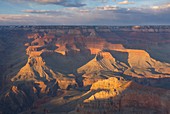 Sunset on the Grand Canyon from Mather Point, Grand Canyon National Park Arizona