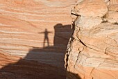 Shadow of person, Vermilion Cliffs Wilderness Utah