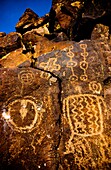 Petroglyph rock art, Native American Indian rock carvings