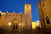 St Mary's co-cathedral in the old town, Caceres, Extremadura, Spain